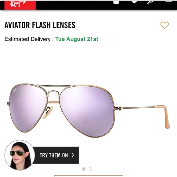Ray-Ban Accessories - Ray ban aviator flash lenses